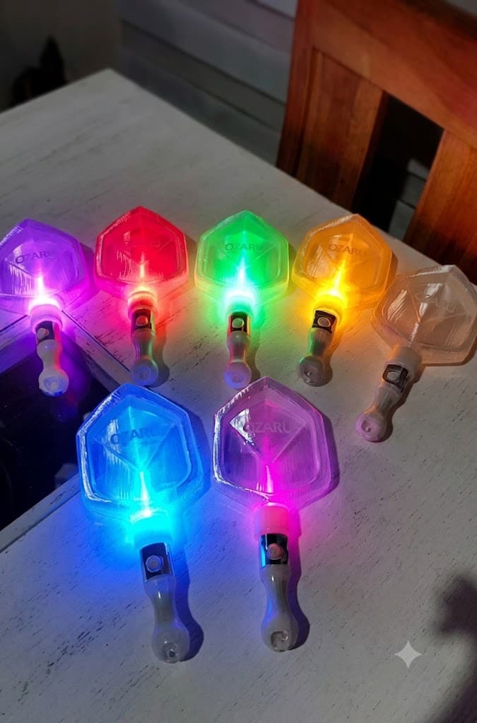 Lightstick fanmade Q are stock limitado· varios colores — rosa — foto 4
