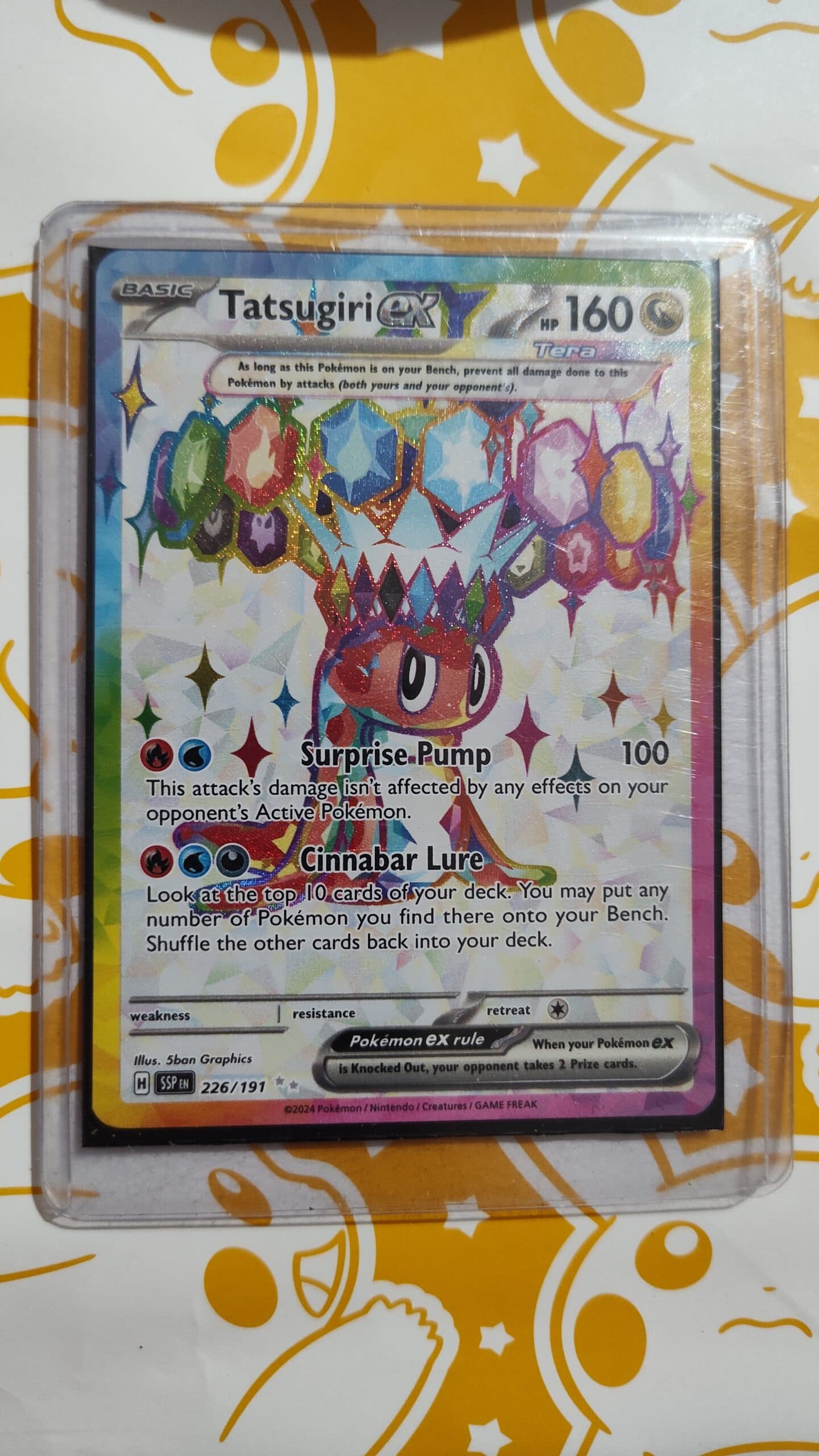 Tatsugiri ex (Ultra Rare / Full Art Tera) – Surging Sparks #226/191