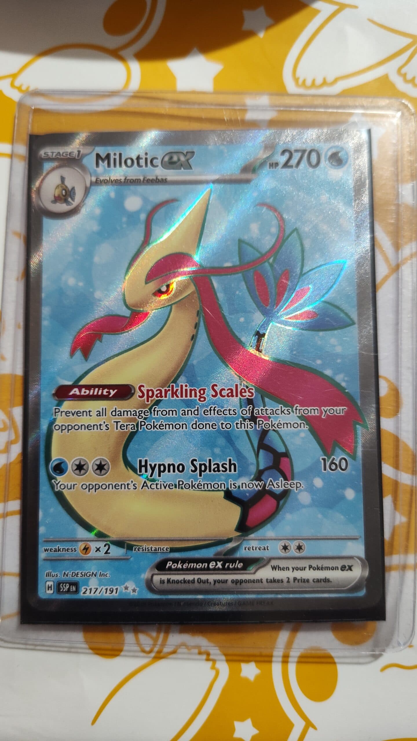 Milotic ex (Ultra Rare / Full Art) – Surging Sparks #217/191
