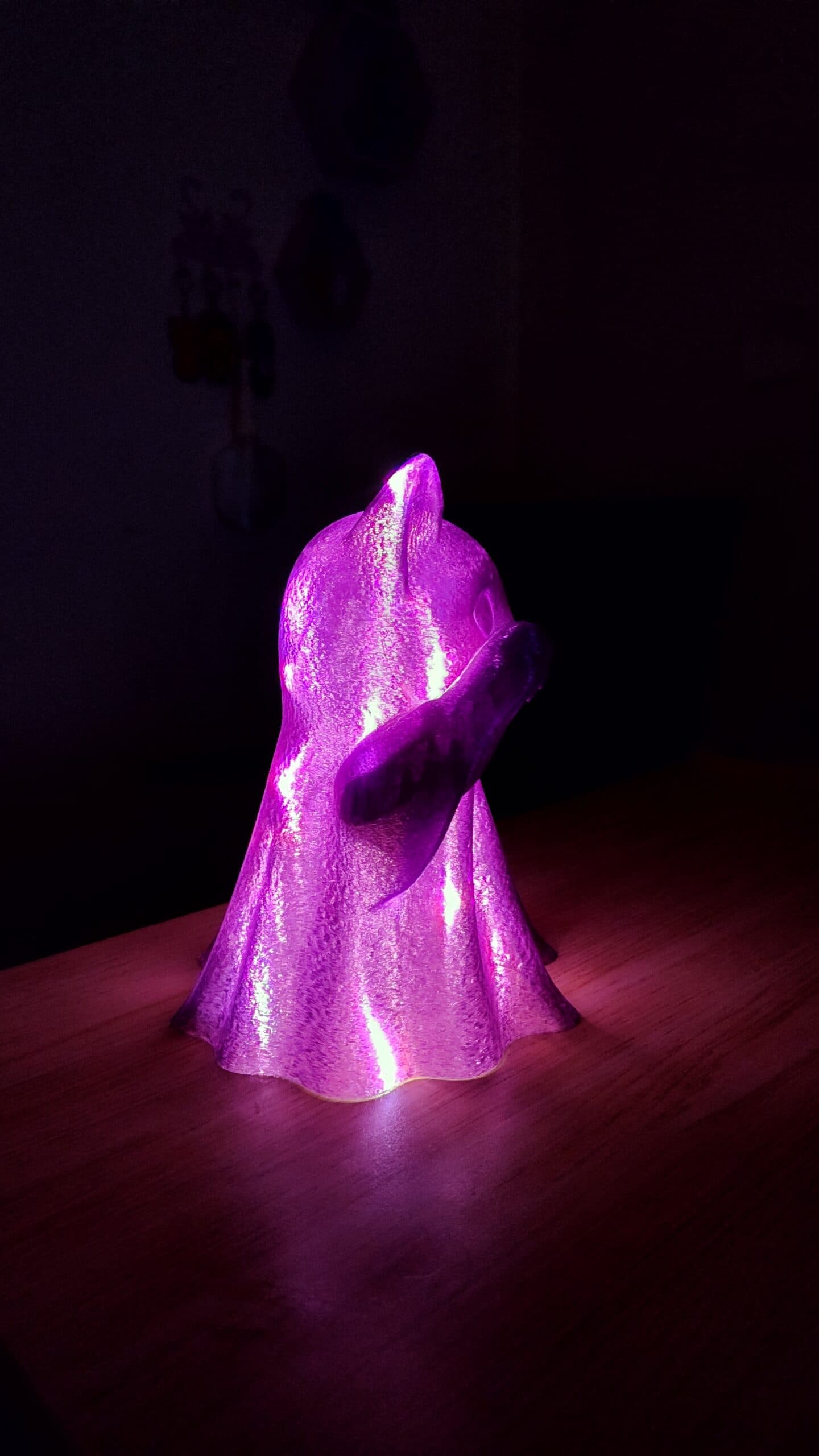 Lámpara decorativa LED Gato-Fantasma Impreso en 3D PETG-  halloween — foto 3