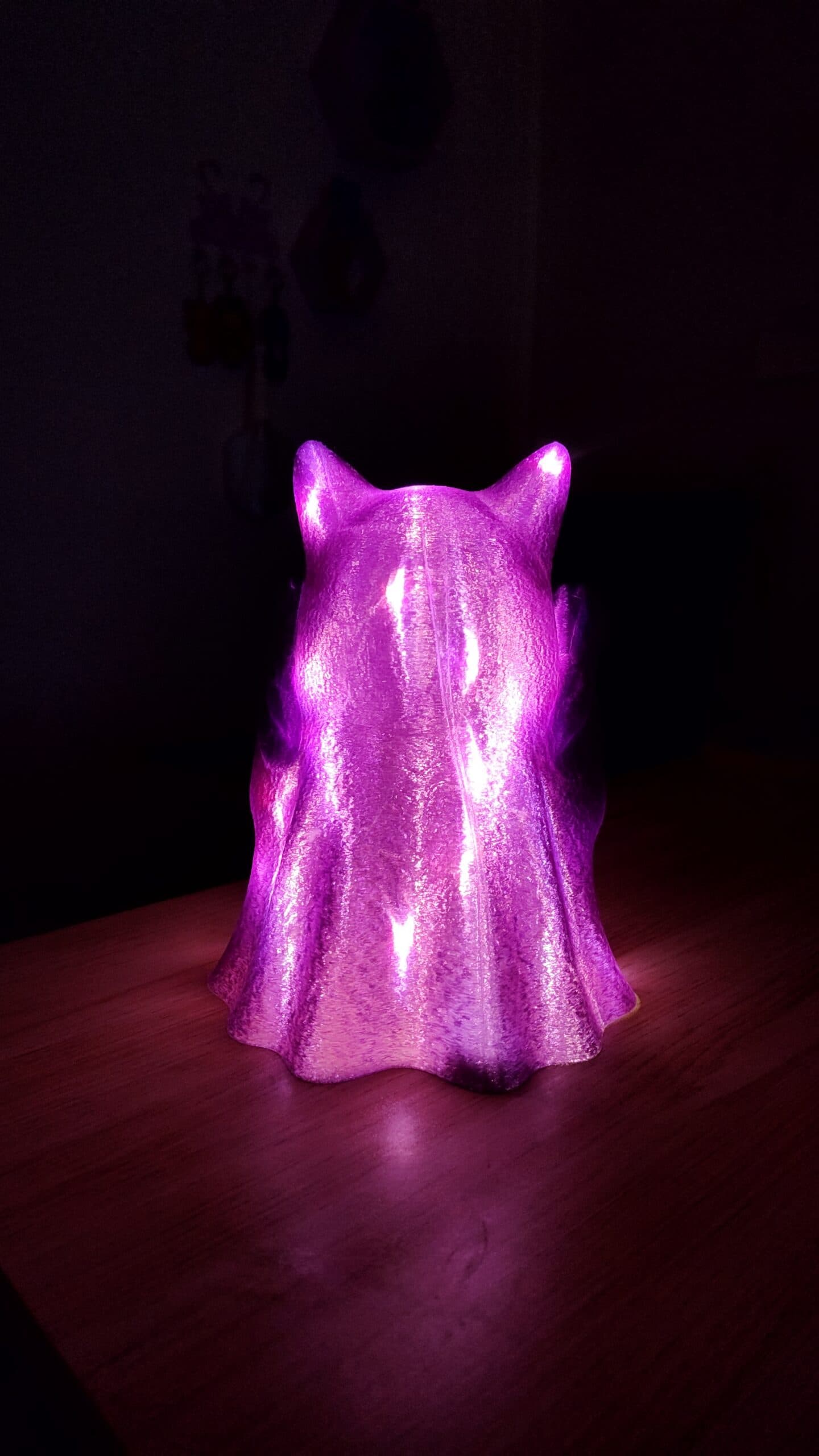 Lámpara decorativa LED Gato-Fantasma Impreso en 3D PETG-  halloween — foto 2