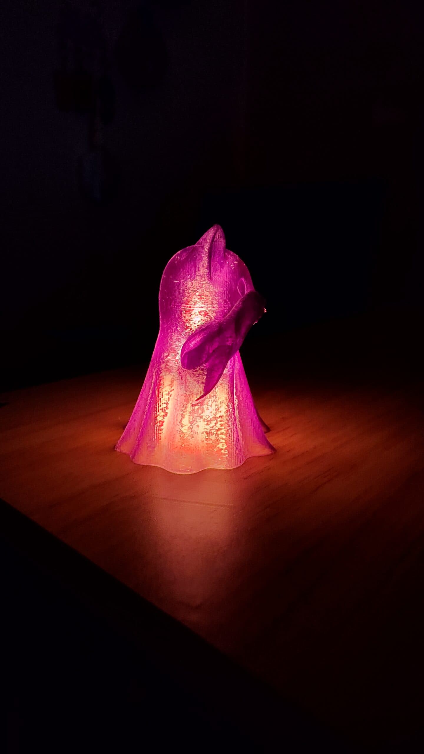 Lámpara decorativa mini - LED Gato-Fantasma Impreso en 3D halloween — foto 3